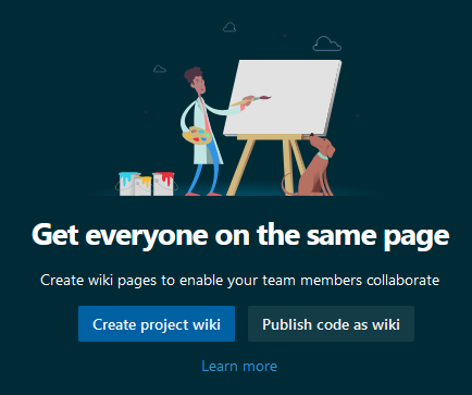 Azure DevOps wiki screen